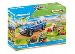 PLAYMOBIL COUNTRY - MARÉCHAL-FERRANT ET VÉHICULE #70518